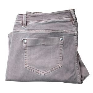 J.Jill Denim Authentic Fit Slim Ankle Women's 12 Pink Jeans Pants Cotton Blend
